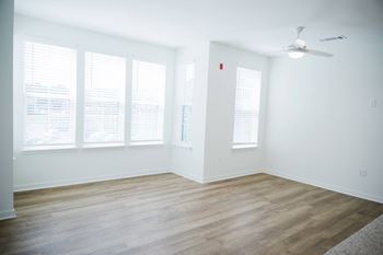 Bay windows in some units